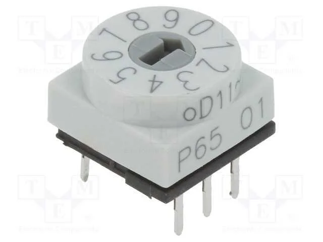 Emissor de C&oacute;digo, Dec/Bcd, Pos: 10, Tht, Rcontacto Max: 80mo, P65