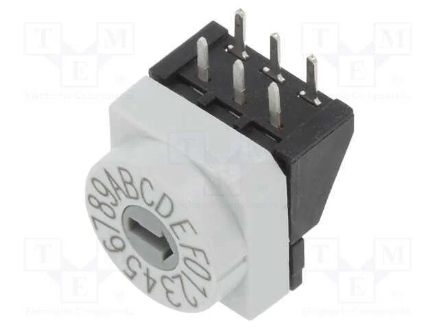Emissor de C&oacute;digo, Hex/Bcd, Pos: 16, Tht, Rcontacto Max: 80mo, P65