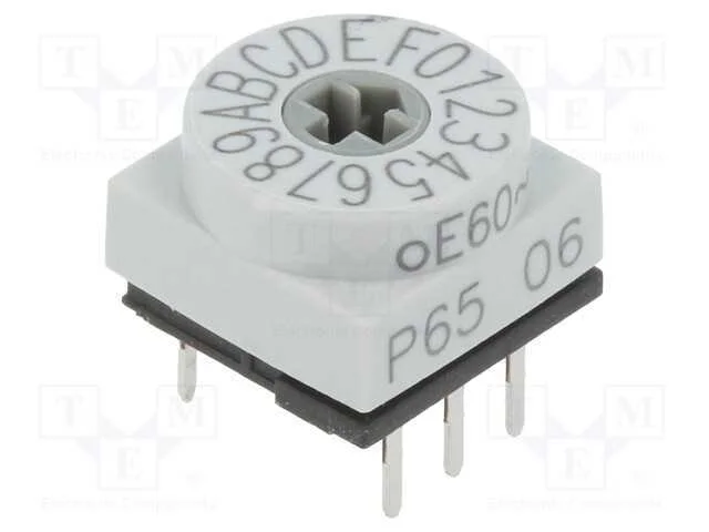 Emissor de C&oacute;digo, Hex/Bcd, Pos: 16, Tht, Rcontacto Max: 80mo, P65
