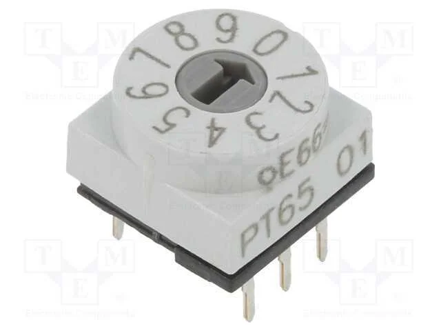 Emissor de C&oacute;digo, Dec/Bcd, Pos: 10, Tht, Rcontacto Max: 80mo, Pt65