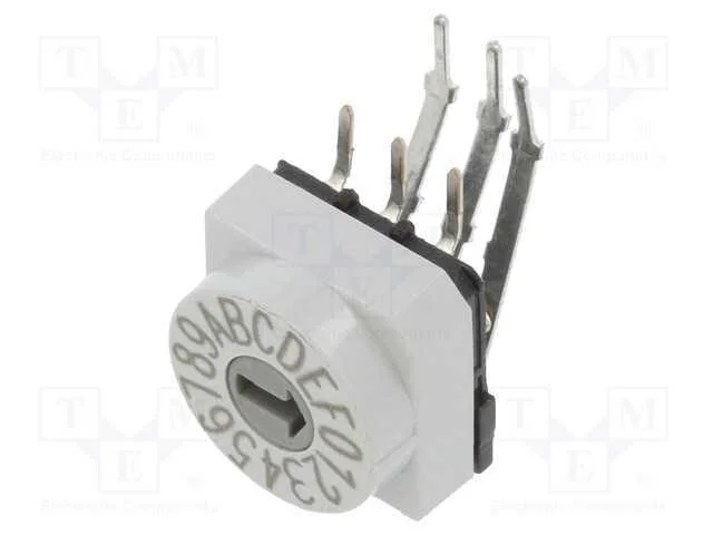 Emissor de c&oacute;digo, HEX/BCD, Pos: 16, THT, Rcontac.