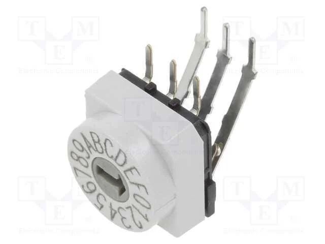 Emissor de C&oacute;digo, Hex/Bcd, Pos: 16, Tht, Rcontacto Max: 80mo, Pt65