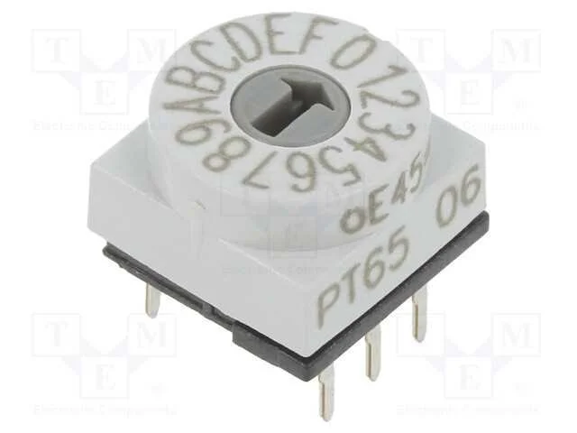 Emissor de c&oacute;digo, HEX/BCD, Pos: 16, THT, Rcontac.