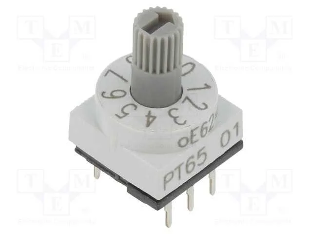 Emissor de C&oacute;digo, Dec/Bcd, Pos: 10, Tht, Rcontacto Max: 80mo, Pt65
