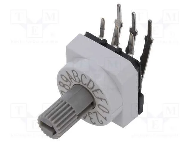 Emissor de c&oacute;digo, HEX/BCD, Pos: 16, THT, Rcontac.