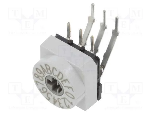 Emissor de C&oacute;digo, Hex/Bcd, Pos: 16, Tht, Rcontacto Max: 80mo, Pt65