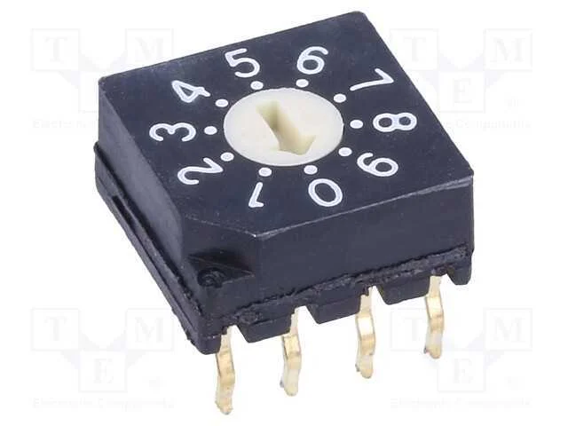 Emissor de C&oacute;digo, Dec/Bcd, Pos: 10, Tht, Rcontacto Max: 100mo