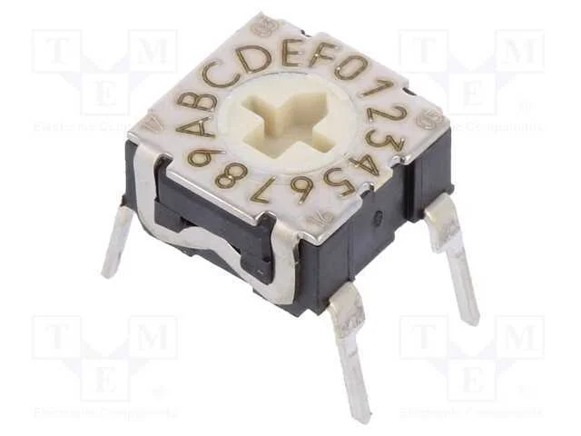 Emissor de c&oacute;digo, HEX/BCD, Pos: 16, THT, Rcontac.
