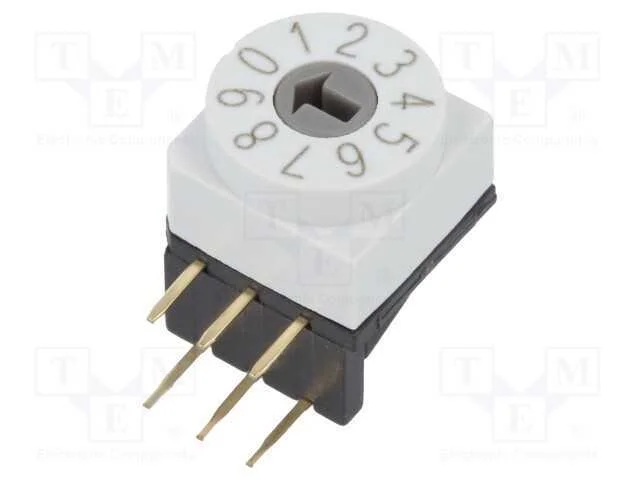 Emissor de C&oacute;digo, Dec/Bcd, Pos: 10, Tht, Rcontacto Max: 80mo, 7ncm