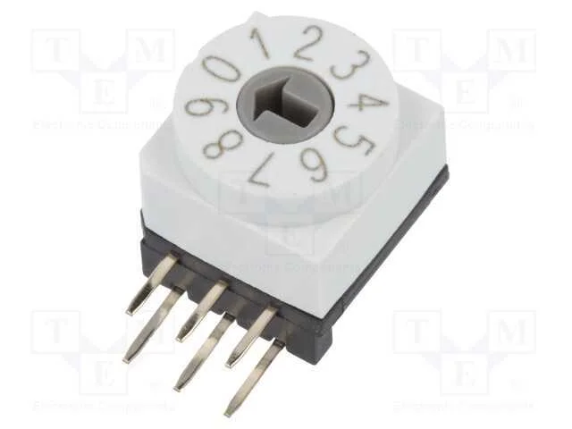 Emissor de c&oacute;digo, DEC/BCD, Pos: 10, THT, Rcontac.