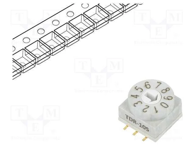 Emissor de c&oacute;digo, DEC/BCD, Pos: 10, SMT, Rcontac.