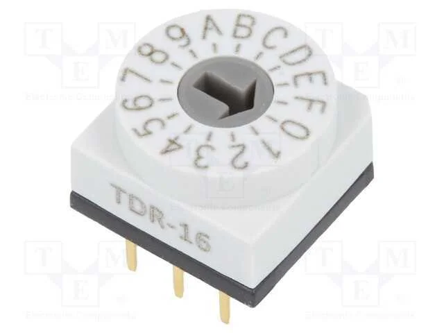 Emissor de c&oacute;digo, HEX/BCD, Pos: 16, THT, Rcontac.