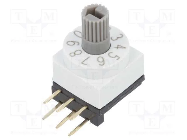 Emissor de C&oacute;digo, Dec/Bcd, Pos: 10, Tht, Rcontacto Max: 80mo, 7ncm