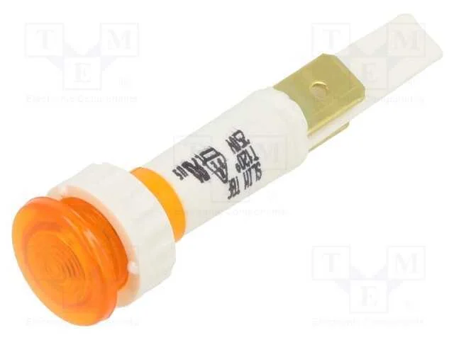 Luz indicadora: com l&acirc;mpada de n&eacute;on, c&ocirc;ncavo, ama.