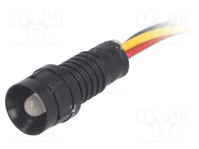 Luz indicadora: LED, c&ocirc;ncavo, vermelho/amarelo, 2.