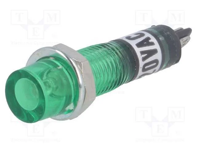 Luz indicadora: com l&acirc;mpada de n&eacute;on FLUO, c&ocirc;ncavo.