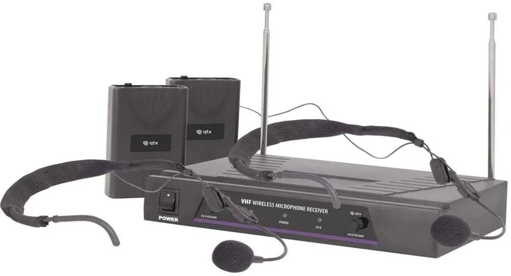Vhf Dual Neckband Wireless System - 173.8 + 174.8mhz