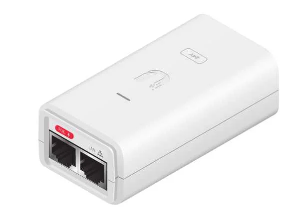 Ubiquiti Poe-24-12w-G-Wh Adaptador Poe Gigabit Et.