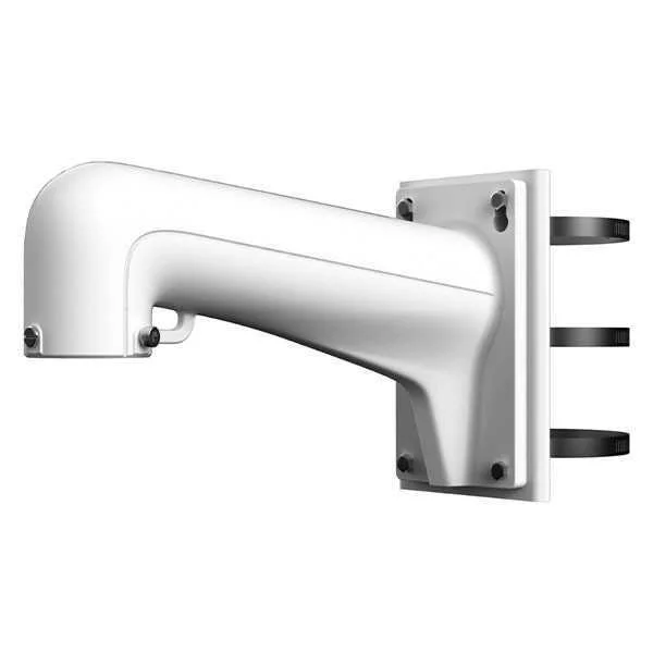 Suporte de Poste - para Domes Motorizadas - Apto para Uso No Exterior - Cor Branco - Passador de Cab
