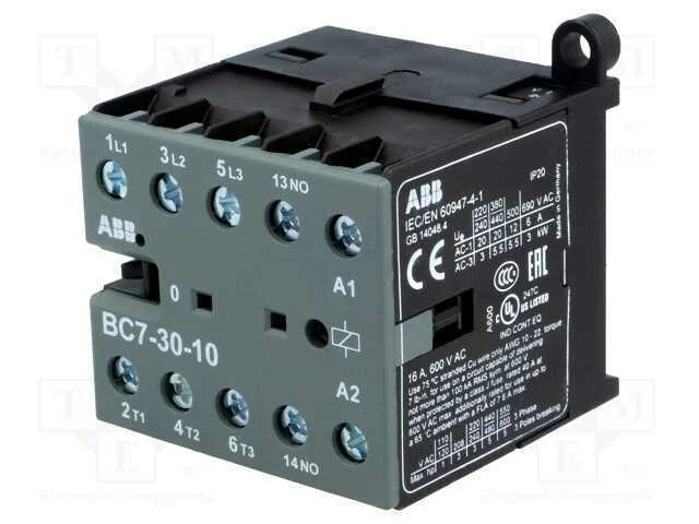 Contator: 3 Polos, No X3, Contatos Auxiliares: No.
