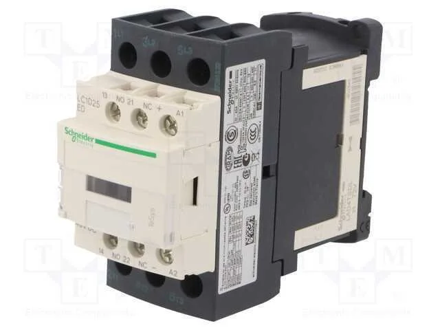 Contator: 3 polos, NO x3, Contatos auxiliares: NO.