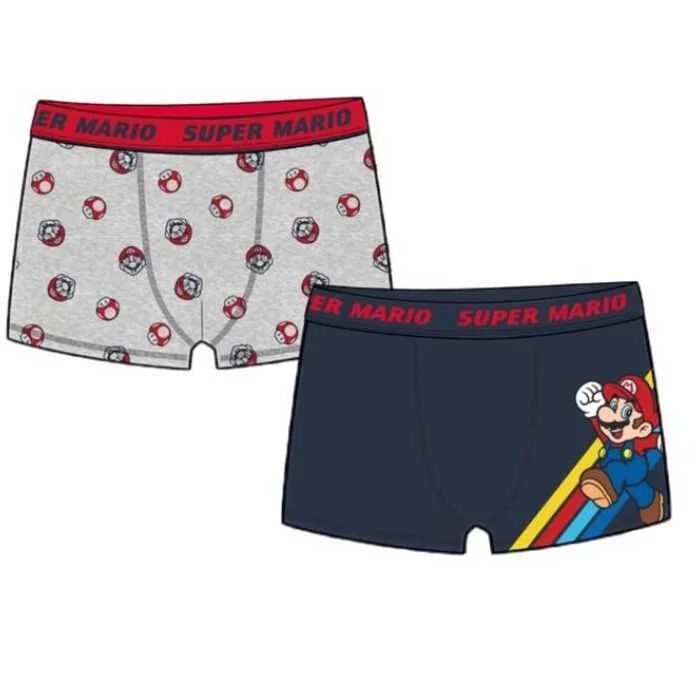 Conjunto de 2 Boxers Super Mario Nintendo