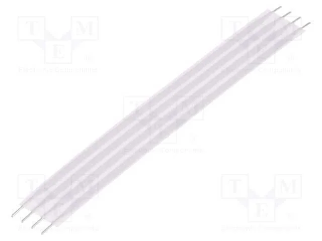 Conector: Jumper Flex&iacute;vel, Raster Fita: 2,54mm, L: 76,2mm, Retos