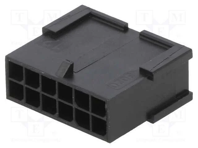 Microfit 3.0 Plug Dr Freehang 12ckt