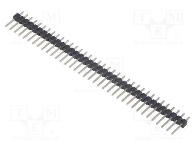 Barra de Pinos, Pinos, Macho, Pin: 36, Simples, 2,54mm, Tht, 1x36