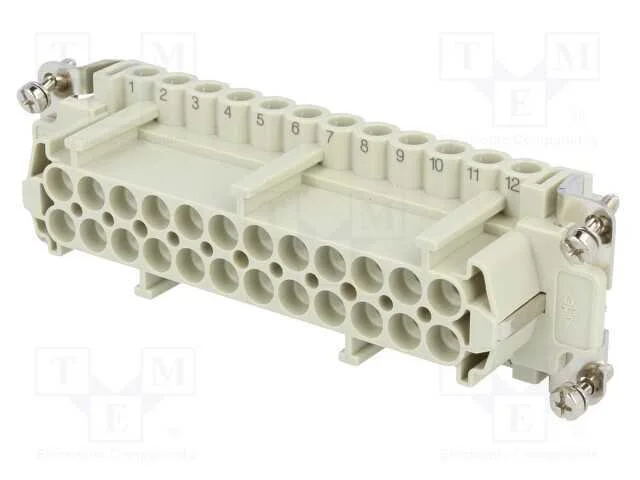 Conector: Hdc, F&ecirc;mea, Cne, Pin: 24, 24+Pe, Tamanho 104.27, 16a, 500v