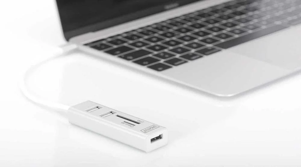 DIGITUS DA-70243 LEITOR DE CART&Otilde;ES USB 2.0 BRANCO