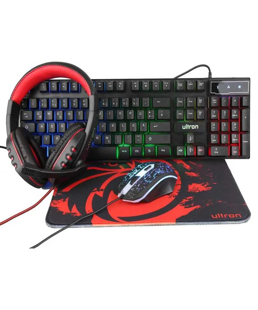 ULTRON HAWK GAMING SET TECLADO RATO INCLU&Iacute;DO QWER.
