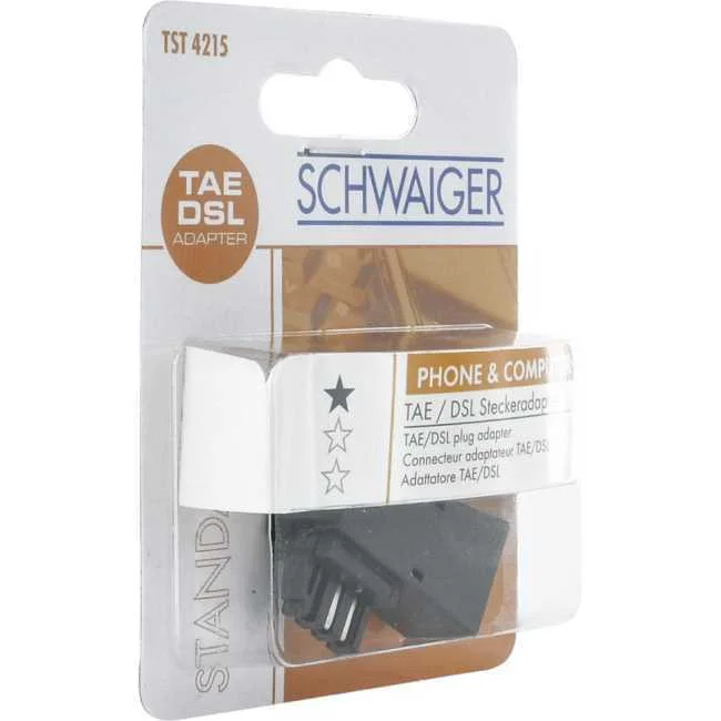SCHWAIGER TST4215533 ADAPTADOR PARA CABOS TAE-F R.