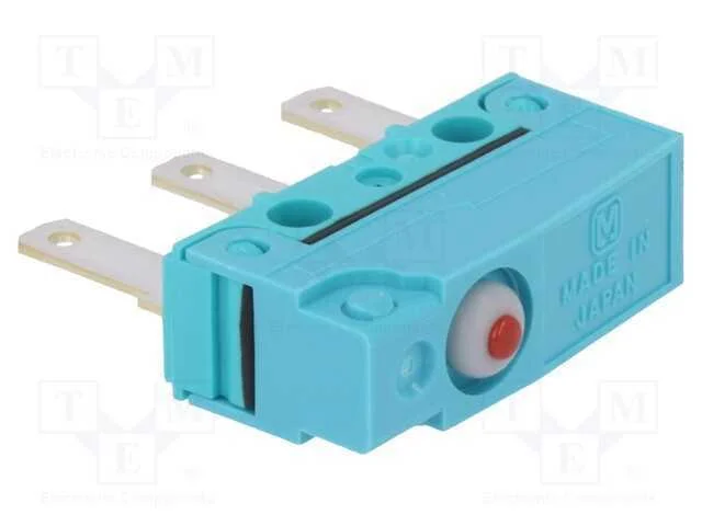 Microinterruptor Snap Action, Sem Alavanca, Spdt, 0,1a/250vac