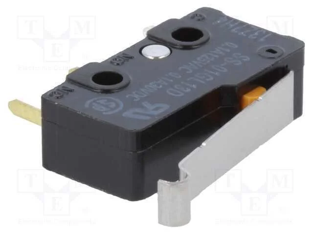 Microinterruptor Snap Action, com Alavanca Que Simula Um Rolo