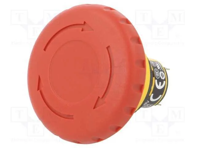 Interruptor: de Seguran&ccedil;a, 16mm, Pos.Est&aacute;v: 2, Nc X2, Vermelho
