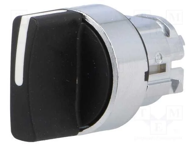 Interruptor: Girat&oacute;rio, 22mm, Pos.Est&aacute;v: 3, Preto, N&atilde;o Disp, Ip66
