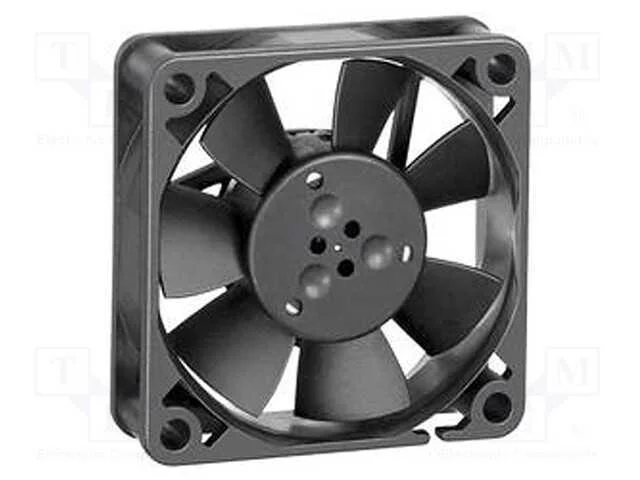 Ventilador: Dc, Transversal, 24vdc, 50x50x15mm, 20m3/H, 30dba