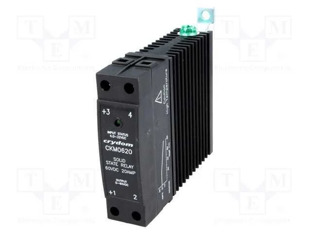 Rel&eacute;: Semicondutores, Ucoma: 4&divide;32vdc, 20a, 0&divide;60vdc, S&eacute;rie: Ckm