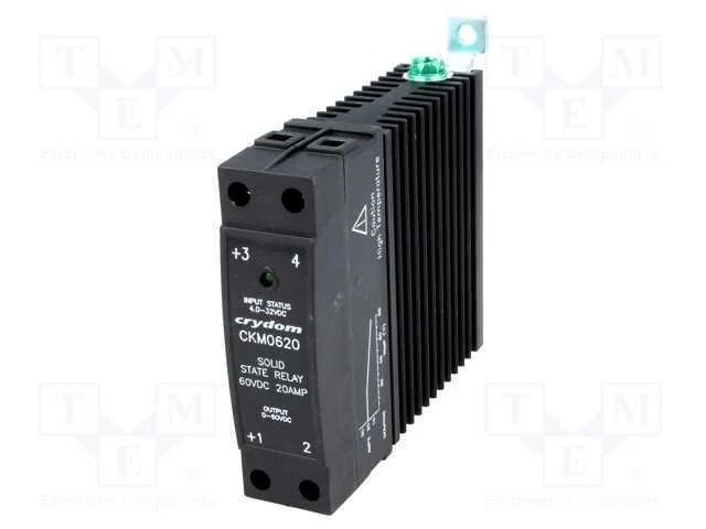 Rel&eacute;: Semicondutores, Ucoma: 4&divide;32vdc, 20a, 0&divide;60vdc, S&eacute;rie: Ckm