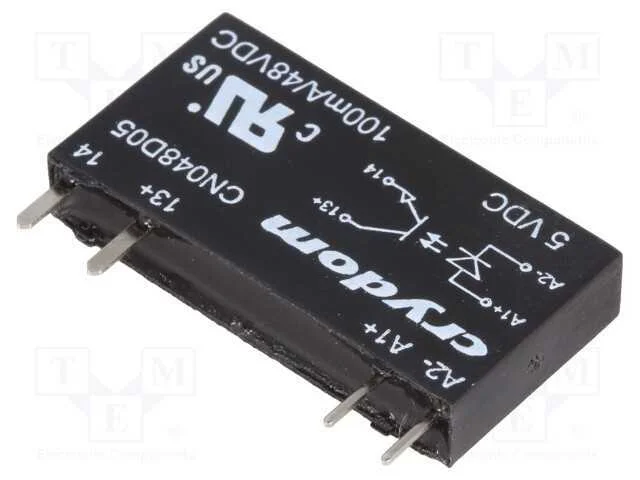 Rel&eacute;: Semicondutores, Ucoma: 3&divide;12vdc, 100ma, 0&divide;48vdc, Tht, Sip