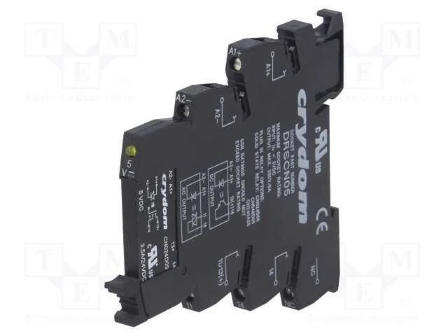Rel&eacute;: Semicondutores, Ucoma: 5vdc, 3,5a, Max.24vdc, S&eacute;rie: Dra-Cn