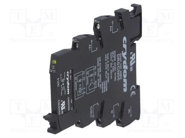 Rel&eacute;: Semicondutores, Ucoma: 5vdc, 3,5a, Max.24vdc, S&eacute;rie: Dra-Cn