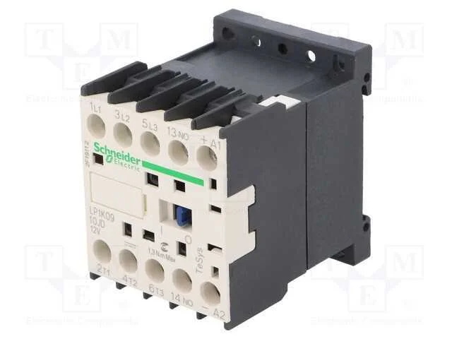 Contator: 3 polos, NO x3, Contatos auxiliares: NO.