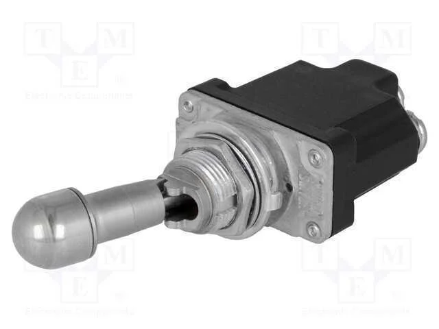 Interruptor: de Alavanca, Pos: 2, Spdt, On-On, 6a/230vac, 15a/28vdc
