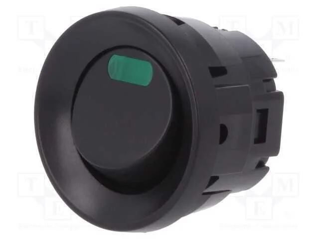 Rocker, Spst, Pos: 2, On-Off, 3a/250vac, Preto, Led, Carca&ccedil;a: Preto