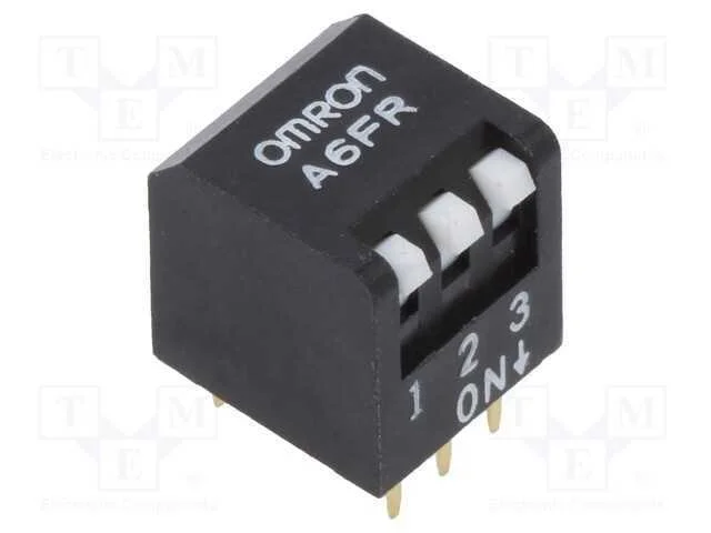 Interruptor: Dip-Switch, Quantidade de Sec&ccedil;&otilde;es: 3, On-Off, Pos: 2