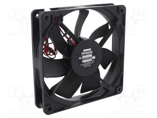Ventilador: Dc, Transversal, 24vdc, 120x120x25mm, 154,8m3/H, 37dba