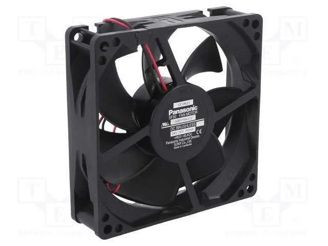 Ventilador: Dc, Transversal, 24vdc, 92x92x25mm, 57m3/H, 22dba