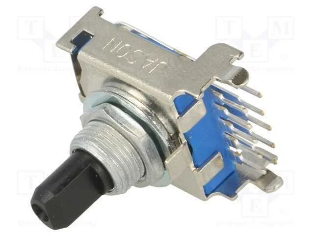 Interruptor: girat&oacute;rio; Pos: 4; 0,3A/16VDC; 30&deg;; lat&atilde;o; a&ccedil;o; L: 7mm